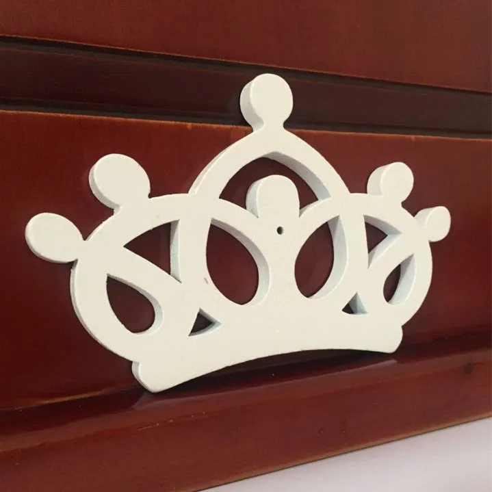 

1 PCS Home Decoration 8 cm Heart and 12cm Crown Wood Wooden Letter Alphabet Word Free Standing Wedding Part Birthday XP0034