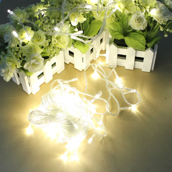 100 LED 10m Warm White String Decoration Light for Christmas