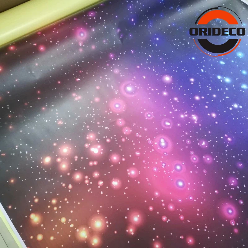 Starry Sky Vinyl Wrap Galaxy Painting Car Body Film 4