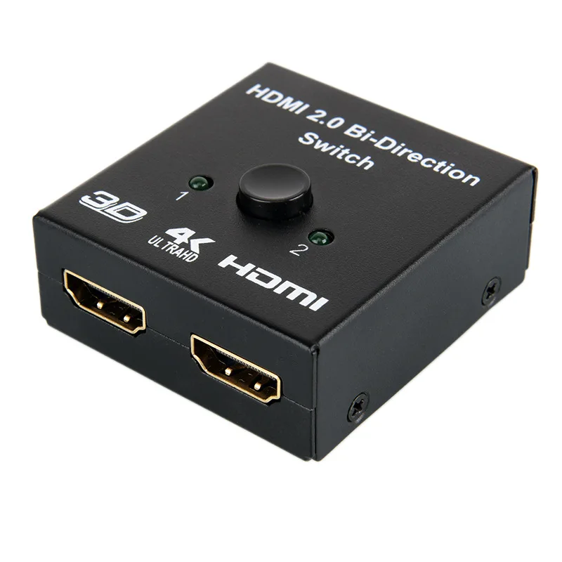 2x1/1x2 HDMI 2,0 двунаправленный коммутатор 4 K 3D HDMI видео сплиттер