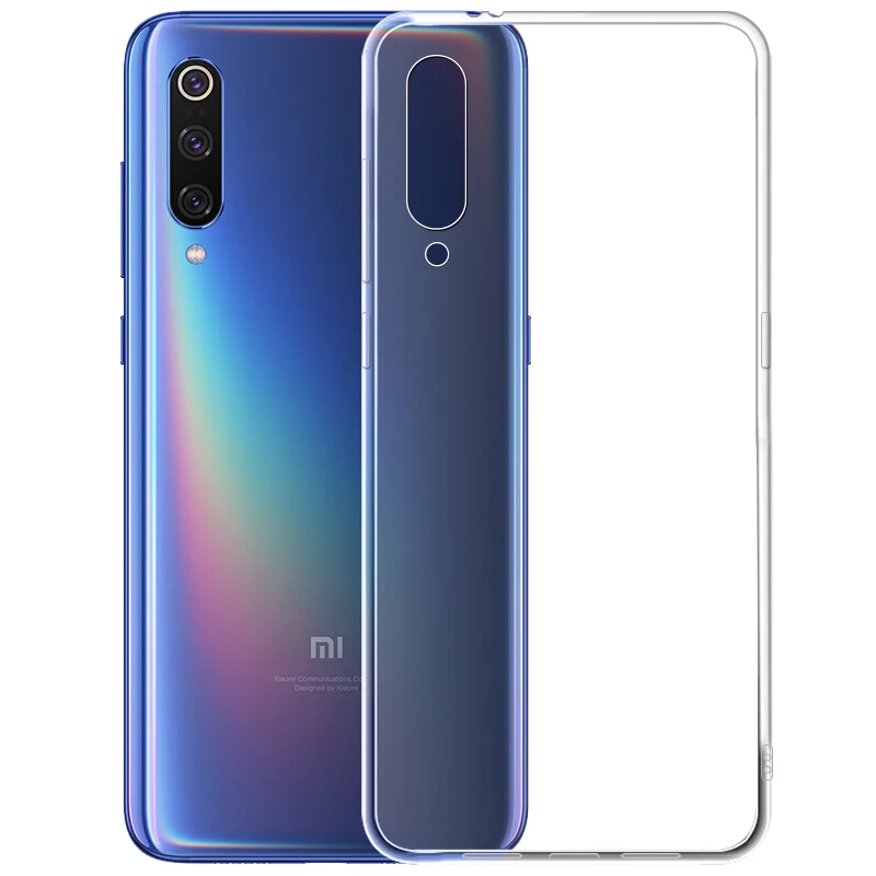 50PCS Transparent Protective Case For Xiaomi Mi 9T CC9 9 SE 8 Lite 6 A2 A1 F1 Max 2 Mix 3 2S Ultra Thin Soft TPU Silicone Cover |