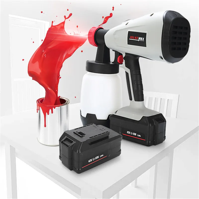 JST 24V литий-ионный Батарея ручной работы с электрическим Краски пистолет-распылитель регулируемый Краски опрыскиватель Краски воздуха Compressor1000lm