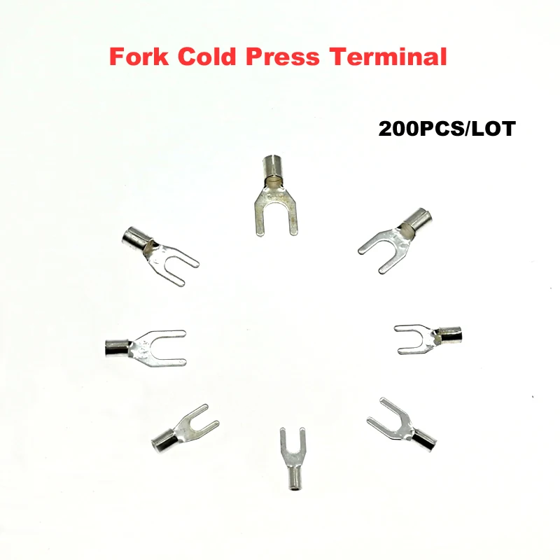 UT fork cold press terminal 200pcs