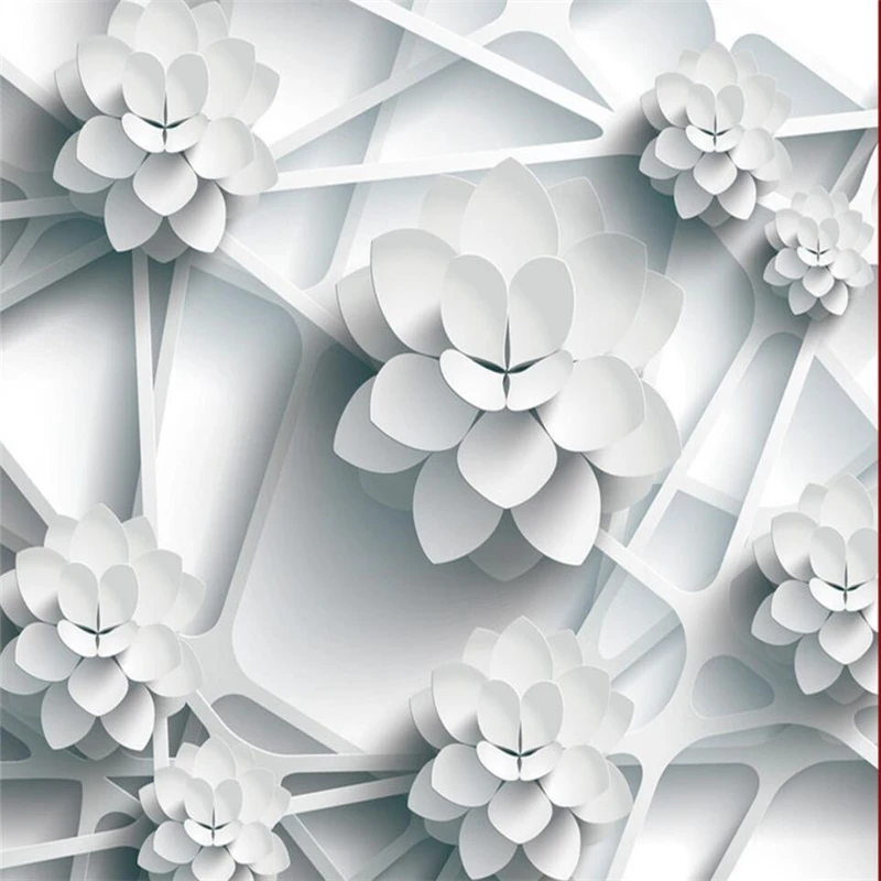 Wellyu Wallpaper Kustom 3d Foto Mural Wallpaper Vektor Tiga