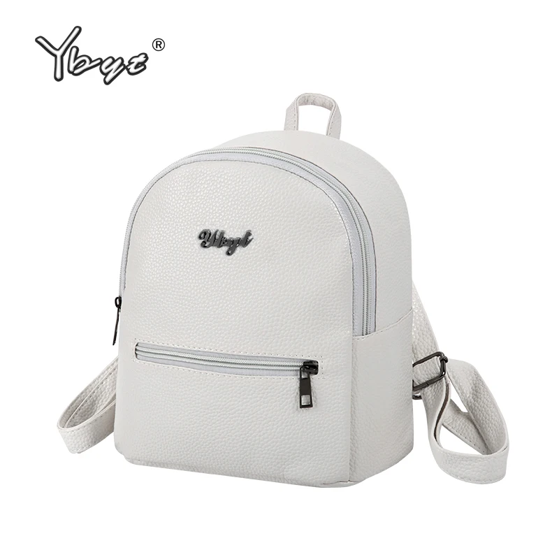 YBYT brand 2018 new preppy style solid women kawaii rucksack simple lychee pattern ladies travel bag student school backpacks