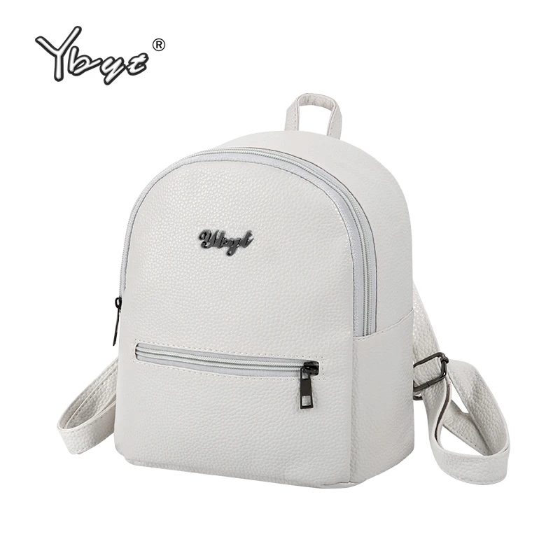  YBYT brand 2018 new preppy style solid women kawaii rucksack simple lychee pattern ladies travel ba - 32820962886