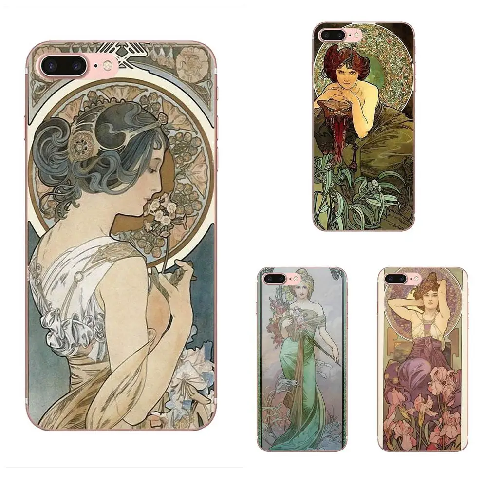 

Alfons Mucha Primavera For Samsung Galaxy Note 5 8 9 S3 S4 S5 S6 S7 S8 S9 S10 mini Edge Plus Lite TPU Luxury