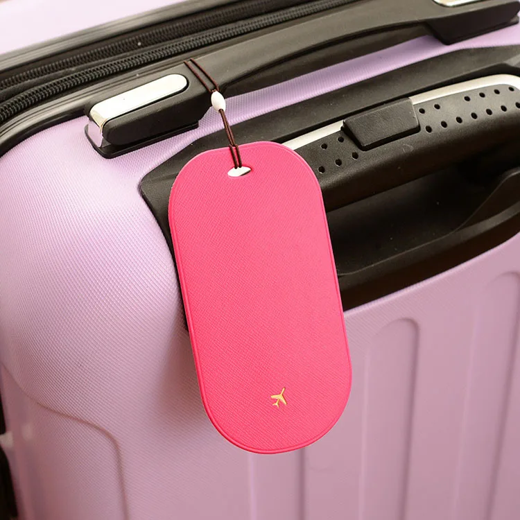 OKOKC красочный багажный ярлык Пластиковая Обложка на паспорт идентификатор метки адресный держатель багажная этикетка с крючком аксессуары для путешествий