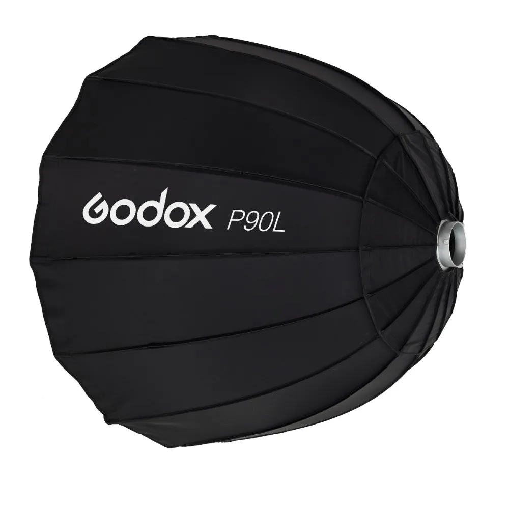 Параболический софтбокс Godox P90L 90 см с креплением Bowens для Aputure COB 120D 120t AD600B AD600BM