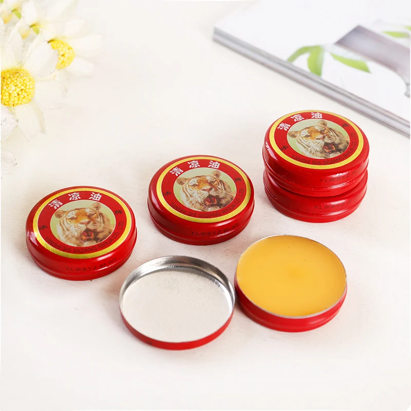 

10pcs/lot Summer Cooling Oil Refresh Brain Tiger Balm Drive Out Mosquito Eliminate Bad Smell Treat Headache Chinese God Medicine