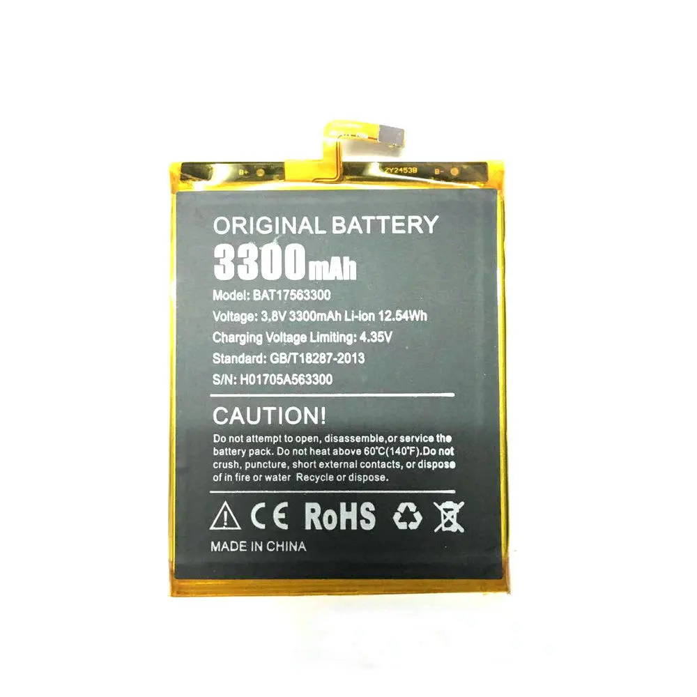 Аккумулятор 3300mAh BAT17563300 высокого качества Для DOOGEE shoot 1, аккумулятор для мобильного телефона+ код отслеживания