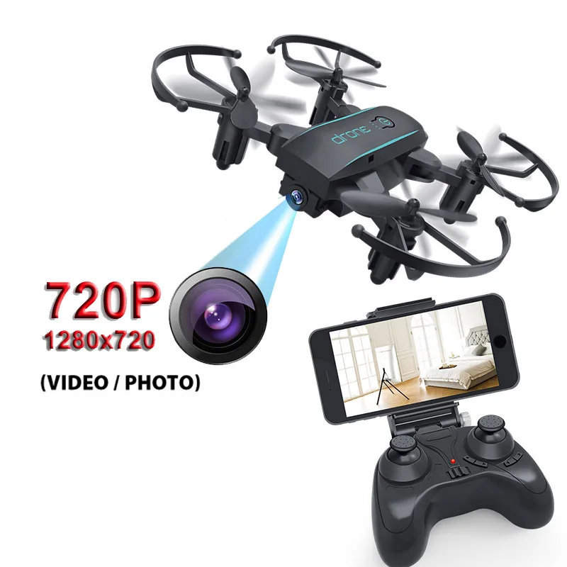 Мини Дрон с камерой 2mp HD 720P игрушки для детей подарок на день рождения