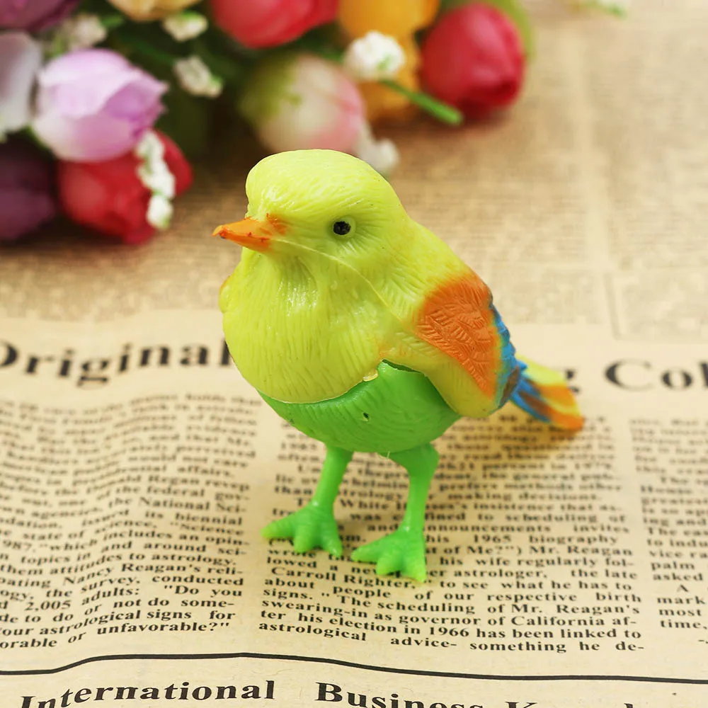 1Pc Natural Bird Singing Electronic Toy Voice Sound Control Talking