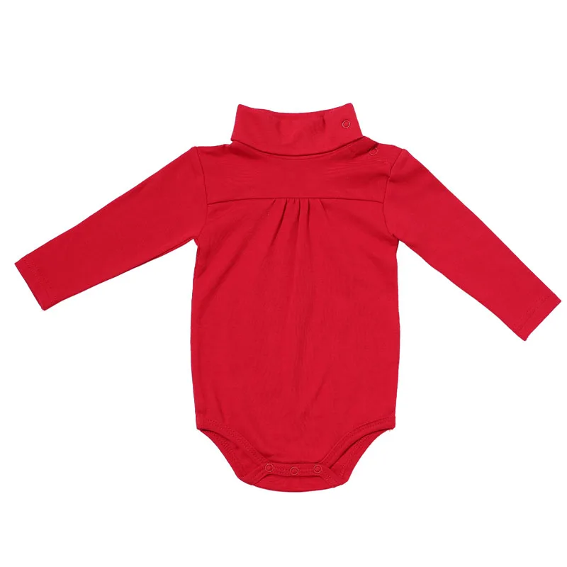 Одежда для новорожденных девочек боди bebe детские комбинезоны с длинными рукавами зимние комбинезоны отложной воротник детская одежда боди для малышей - Цвет: red G