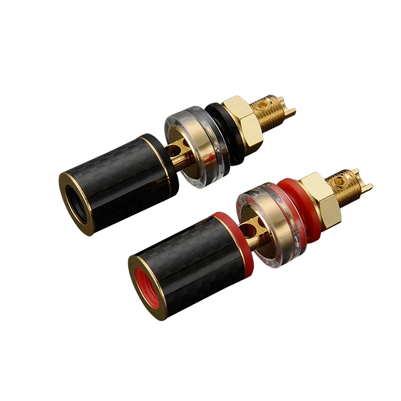 Viborg 4Pcs BP604G Pure Copper Gold Plated Carbon