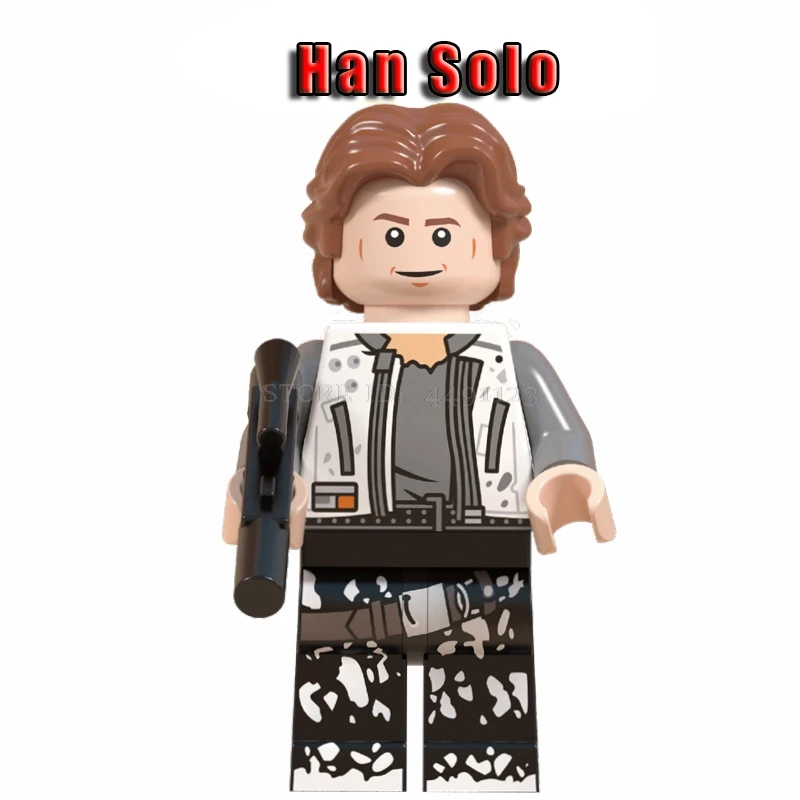 Игрушки блоки Звездные войны Han Solo Leia Princess Organa Rise Of Skywalk солдат-клон Chewie Звездные войны блок Звездные войны фильм фигурки - Цвет: Han Solo