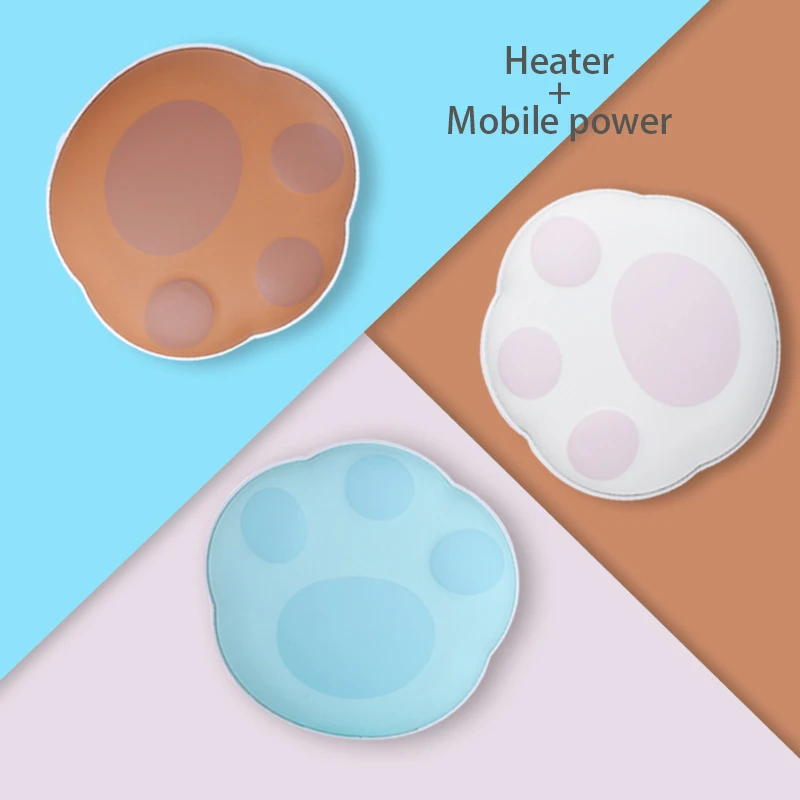 

The New Bear Heater Hand Warmer Electrothermal Film Usb Mobile Power Charging Treasure Mini Warm Baby Cake 5000 Mah