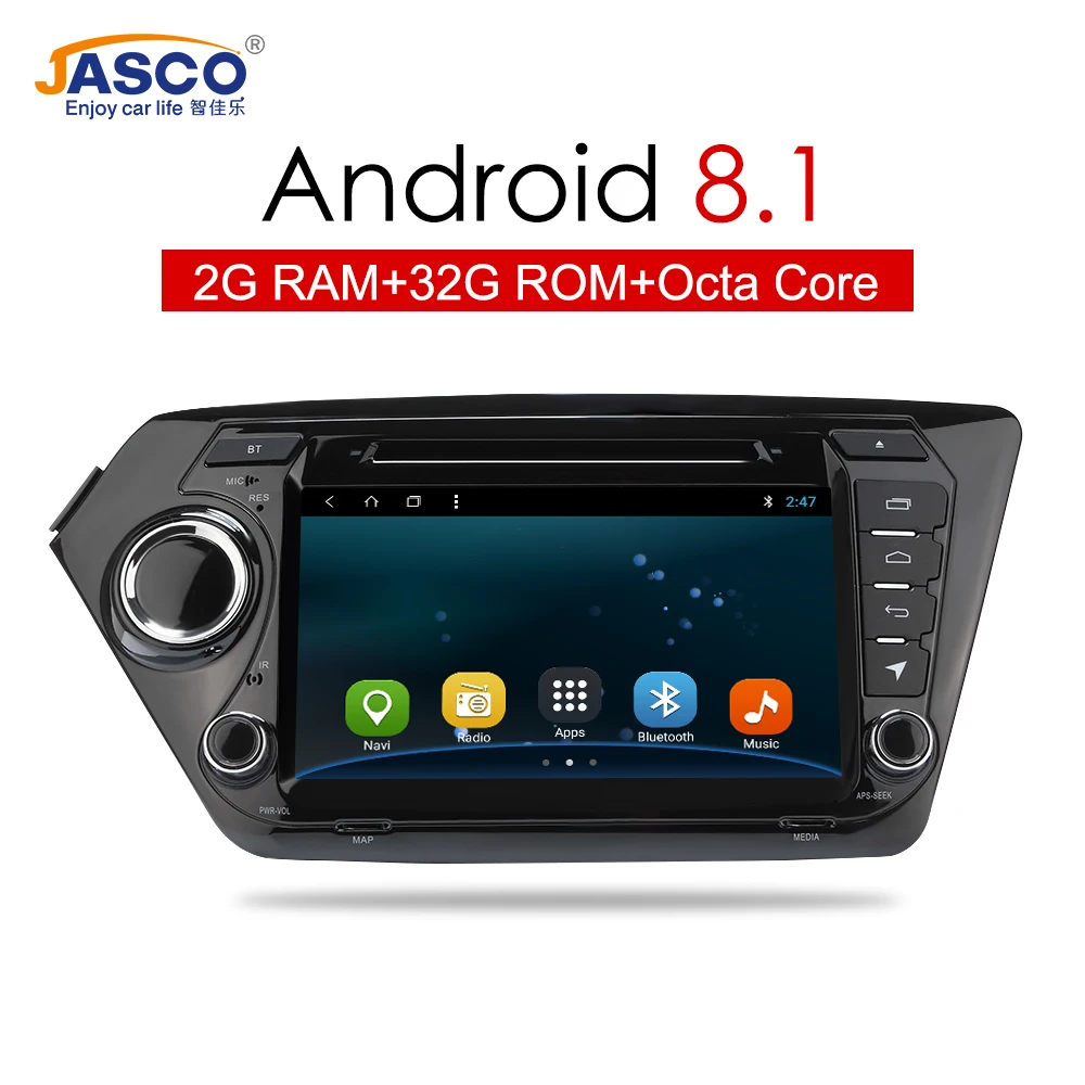 

Android 7.1 8.1 Car DVD Player GPS Glonass Navigation Multimedia For Kia Rio K2 2010-2015 Auto RDS Radio Audio Video Stereo