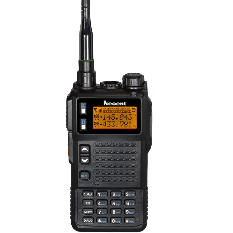 Недавно Tri Band Вт 400 мГц 350 10 портативный двухстороннее радио Hnadheld Walkie Talkie FM