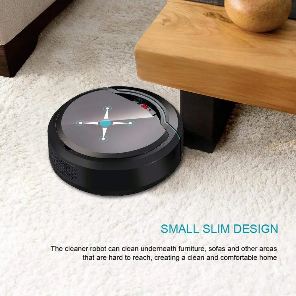 Mini Vacuum Cleaner USB Rechargeable Automatic Smart Robot Vacuum