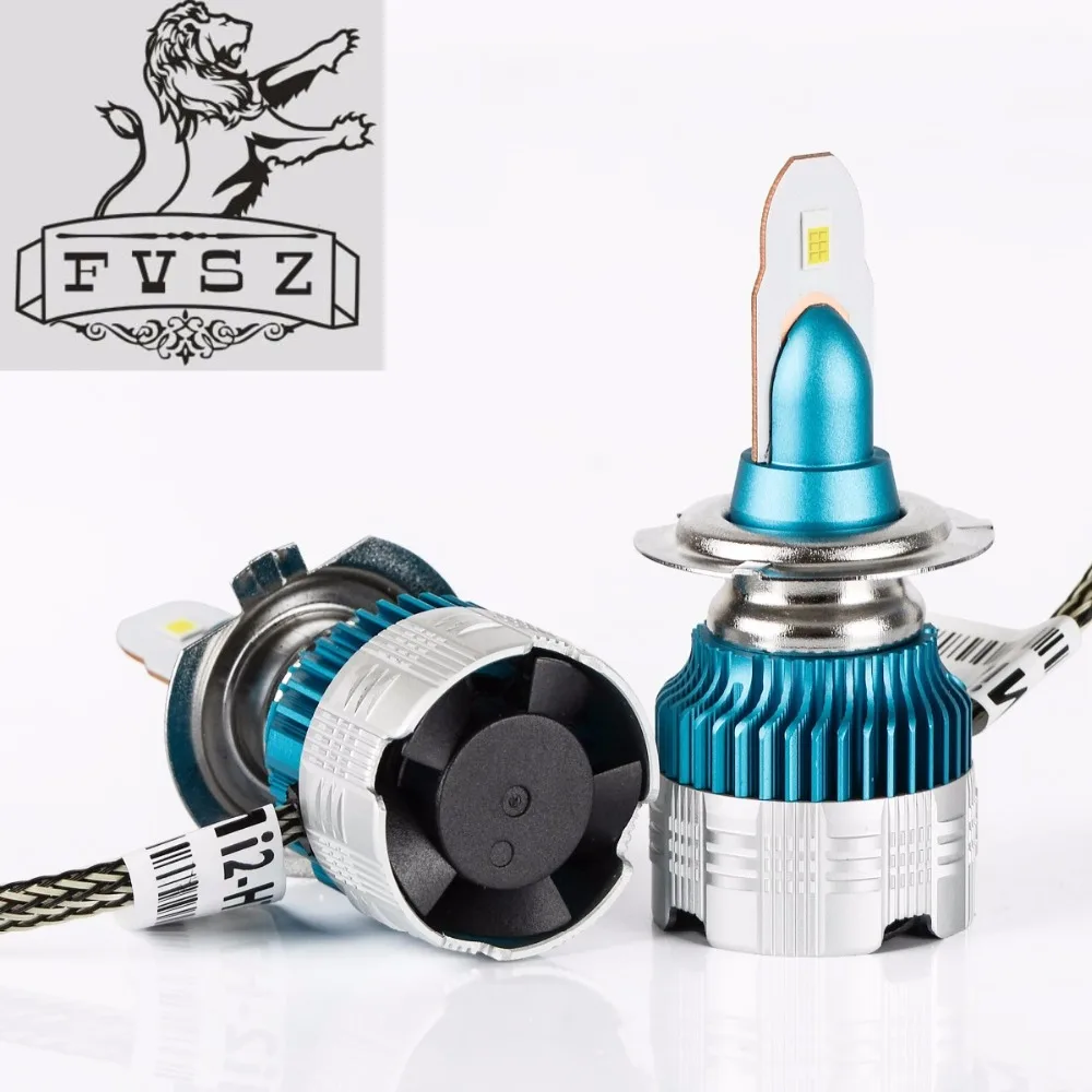 

FYSZ Mi2 Led H7 Headlight Bulbs H7 H4 Led Mini H3 H1 9005/HB3 9006/HB4 H8 H9 H11 50W 6000LM Auto Headlamp Bulb 6000K 12V 2Pcs