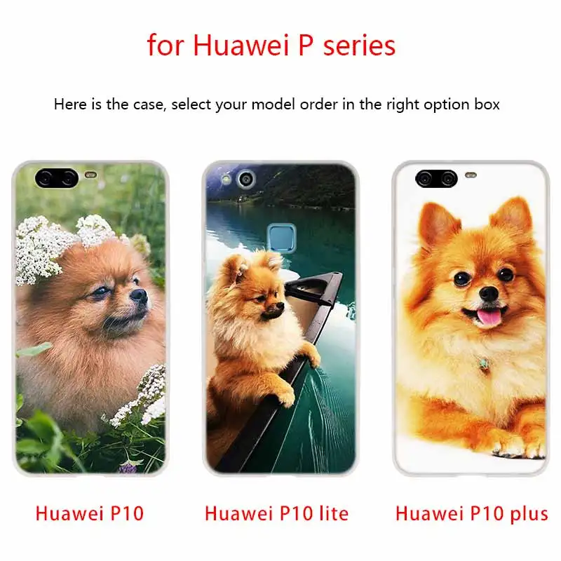 Чехол для телефона с изображением померанских собак Huawei P40 P9 P10 P20 P30 Lite чехлы Pro P