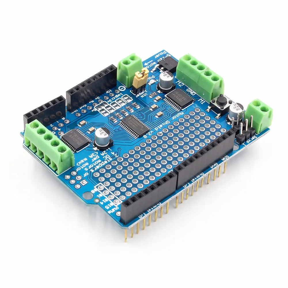 Стандартный IIC I2C TB6612 Mosfet шаговый двигатель PCA9685 ШИМ Серводвигатель щит V2 робот PWM