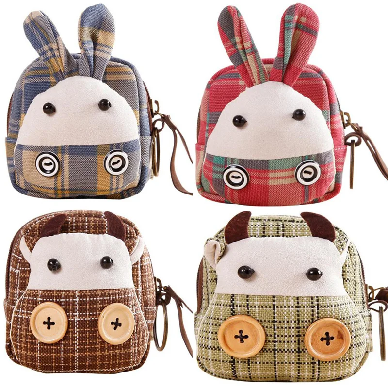

New hand carry cloth purse durable casual canvas cartoon toy purse
