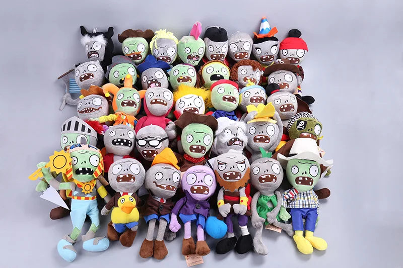 Details about   Plants vs Zombies White Iron Bucket Zombie Soft Stuffed Plush Toy Doll 30cm 