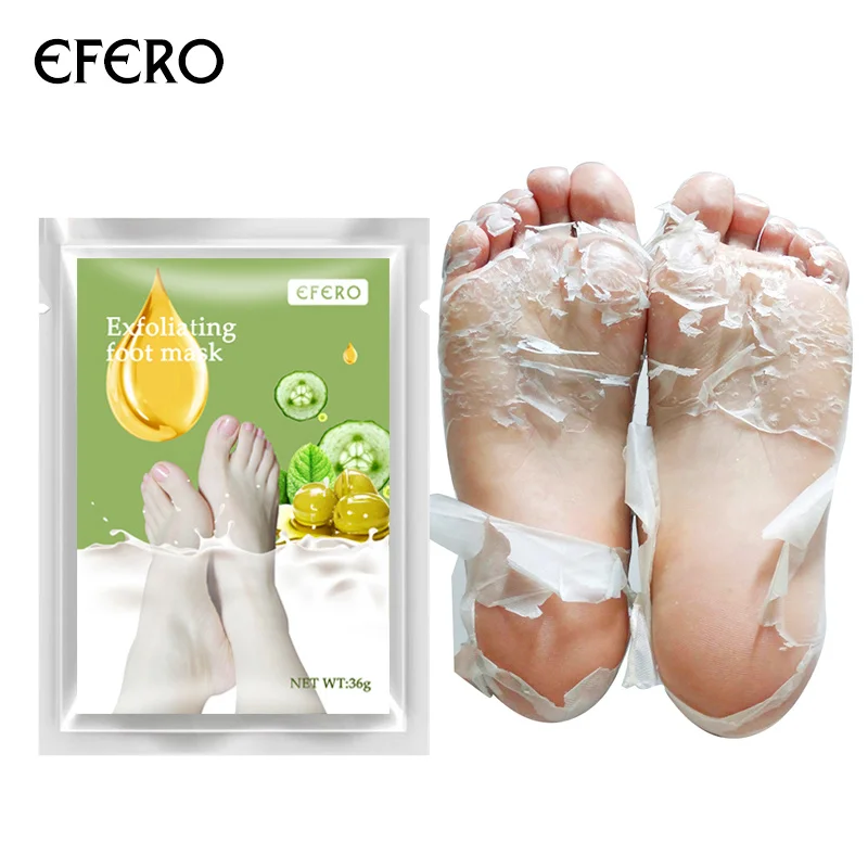 

EFERO Detox Foot Patch Peeling Dead Skin Remover Feet Mask Baby Feet Mask Exfoliating Foot Mask Socks Pedicure Foot Care TSLM1