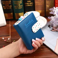 Новинка, модные женские кошельки ярких цветов, в горошек, кожа, на молнии, маленький кошелек, кошелек, держатель для карт, для девушек, женщин