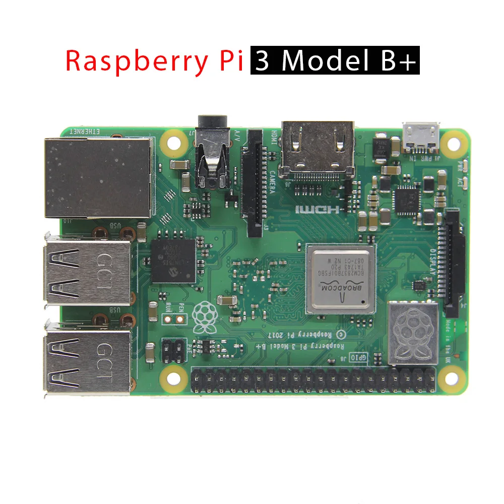 

2018 New Raspberry pi 3 model b+ plus mother board w/ 2.4G/5G Dual-Band 64-bit Quad-Core 1.4GHz CPU 1GB RAM