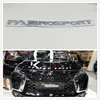 Chrome Silver For Mitsubishi Pajero Sport Front Hood Emblems Logo Script Badge Letter Auto Stickers ► Photo 1/6