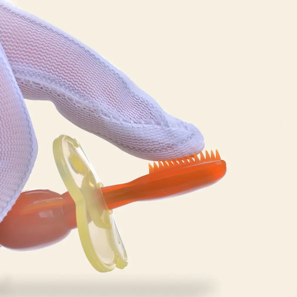 2017 здоровые Милые силиконовые детские учебная зубная щетка мягкая щетина зубная щетка для детских зубов младенческий новорожденный