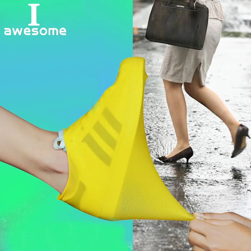 rubber anti-slip-slide Waterproof overshoe protective cover for dress shoe 