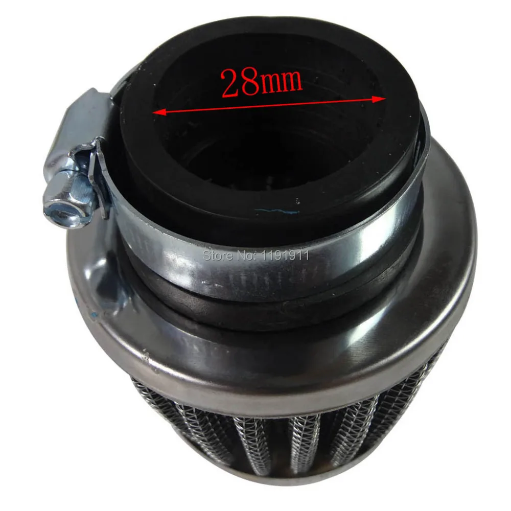 Universal 28mm Air Filter kit For Mini Pocket Bike ATV Dirt Pit Bike