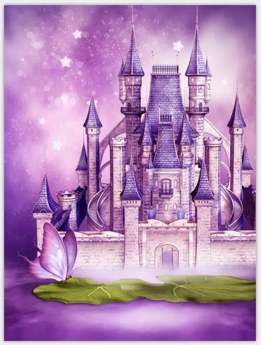 

8x8ft Customized Thin vinyl photography backdrops computer Printing Vinyl cloth background for photo studio castle 01