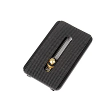 QZSD Q80 Расширенная пластина быстрого крепления для шаровая Головка для штатива-трипода из монопод 1/" Камера винт Болтовой переходник быстроустанавливаемая Крепежная пластина 50*80 мм