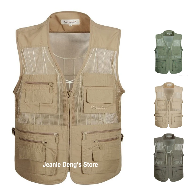 Summer 5XL 4XL Man's Mesh Sleeveless Cotton Patchwork Vest , Casual