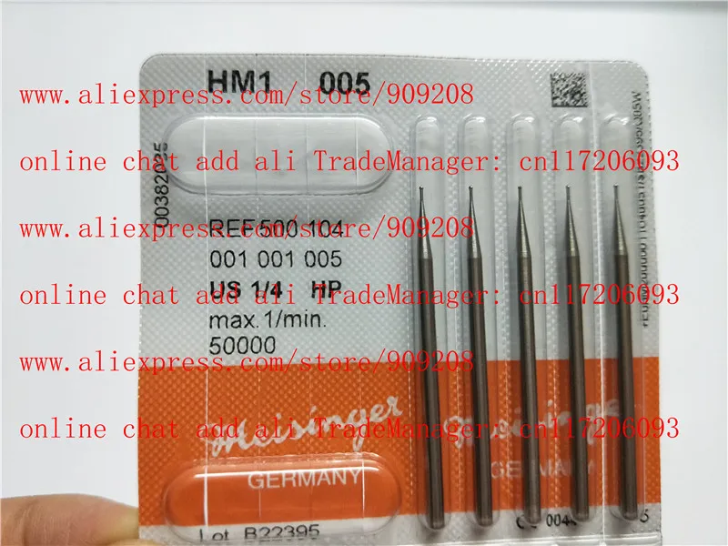 

Dental meisinger hm1005 us 1/4 hp tungsten carbide bur shank shelf size 2.35mm