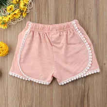 От 0 до 4 лет Детские хлопковые штаны для маленьких девочек, шорты, трусики-шаровары