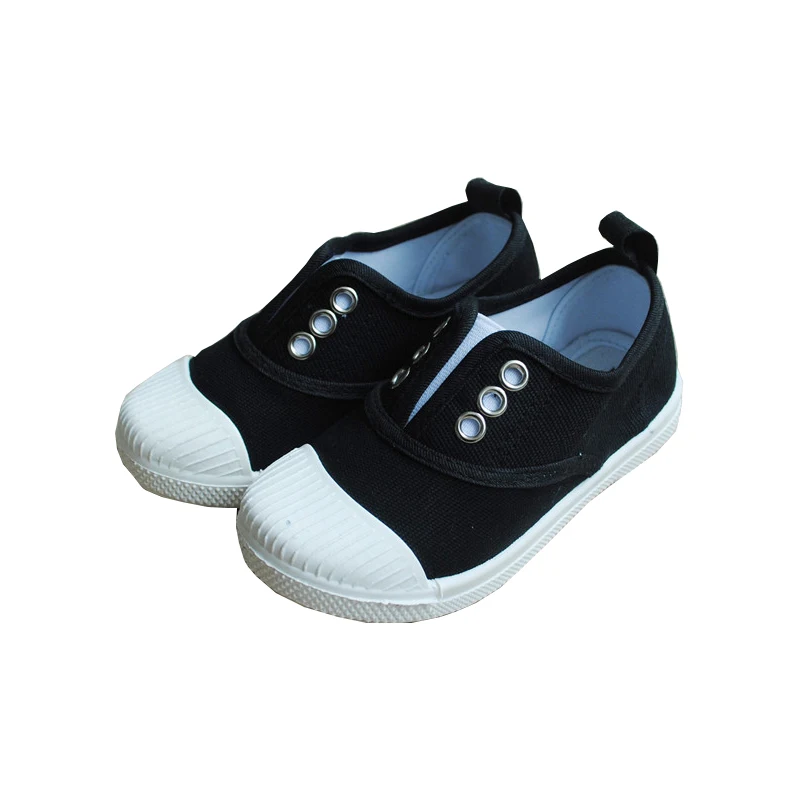 Spring Kids Canvas Shoes Toddler Boys Girls Flats Slip On Casual Girls
