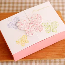 Средний размер красочная бабочка коробка украшения торт печенье упаковка для десертов коробки выпечки пакет поставки сувениры