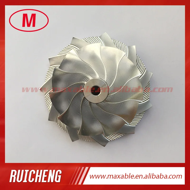 

GT15-25 53.11/70.97mm 11+0 blades point milling high performance turbocharger billet/milling/aluminum 2618 compressor wheel