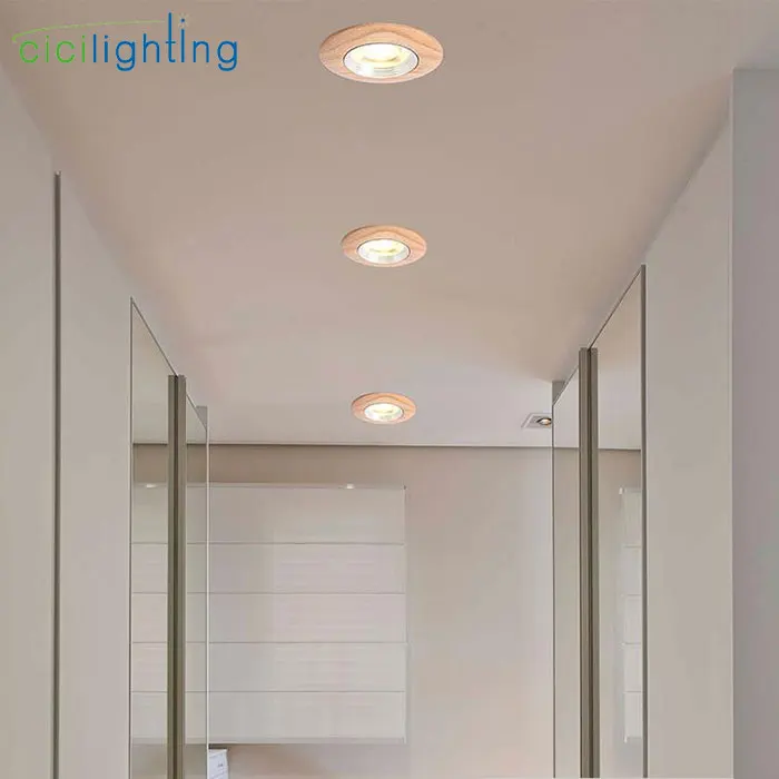 Conduziu a Lâmpada Recessed do Teto Industrial do Centro Comercial do Escritório para Baixo o Diodo Emissor de Luz de Wook de Borracha Downlight Redondo Iluminação 220 v 240 5 w 7 9 Luzes e Iluminação