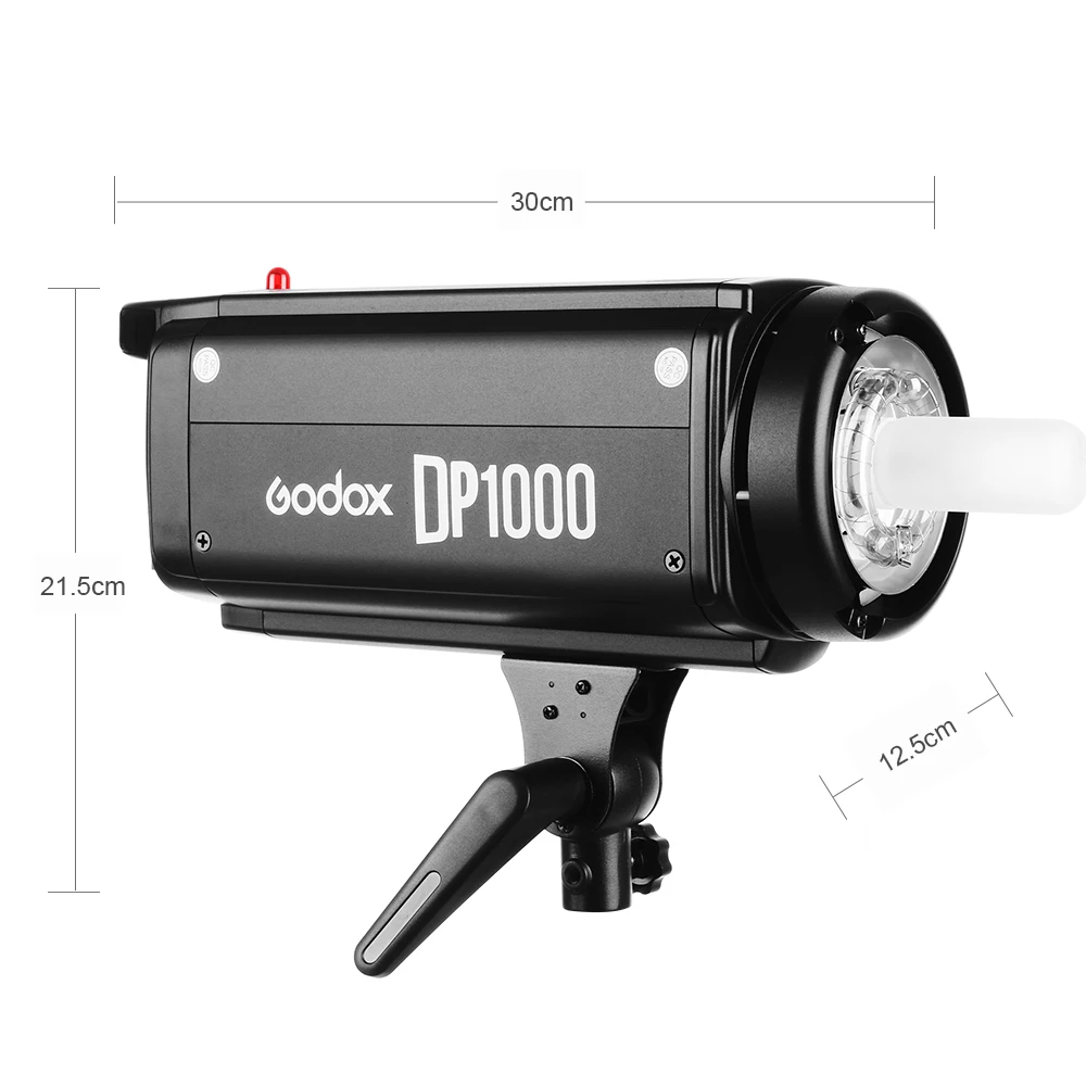 Godox DP1000 вспышка света студия стробоскоп 1000Ws GN92 5600 K Pro Фотография освещение фонарик для свадебной фотосъемки 110 V/220 V