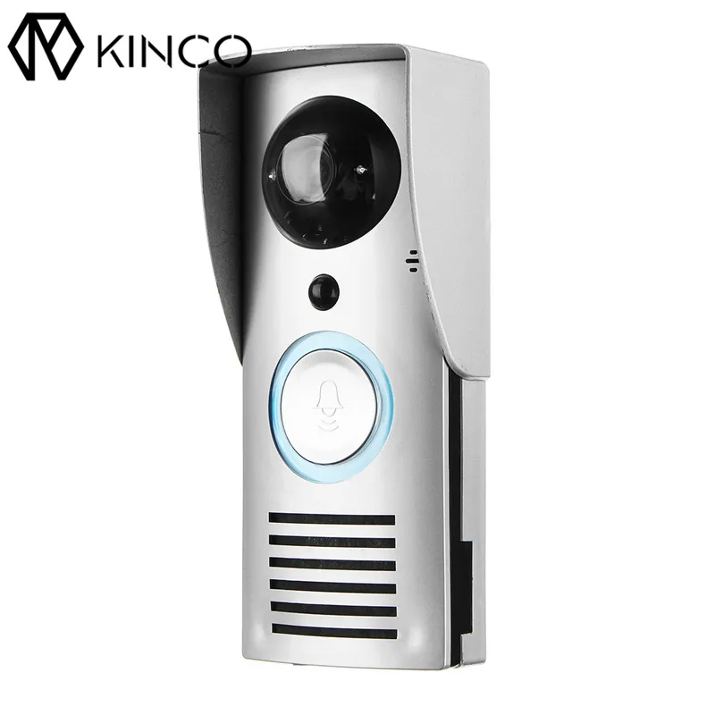 

KINCO 2018 Wifi Remote Control Night Vision Video Doorbell HD Waterproof DTMF Motion Detection Alarm Smart Home for Smartphone