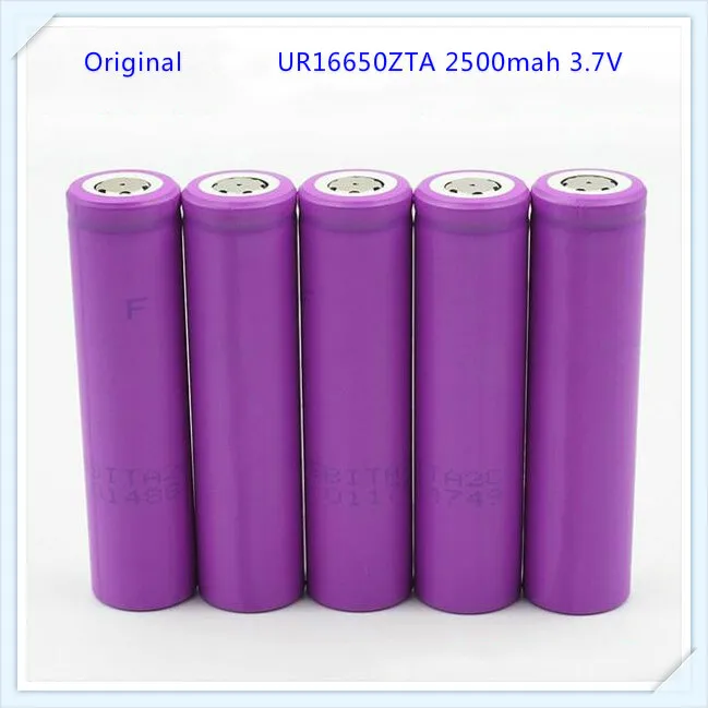 1 шт./лот для Sanyo UR16650ZTA 16650 2500 мАч батарея 3,7 в литий-ионная аккумуляторная батарея с плоским верхом