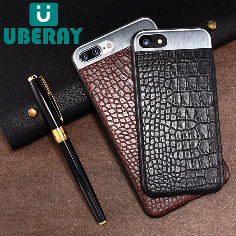 

Business Case Simple Film For Apple iphone X 10 6 6S 7 8 Plus Phone Cases Luxury Case Metal Leather Cover For iphone 7 6s