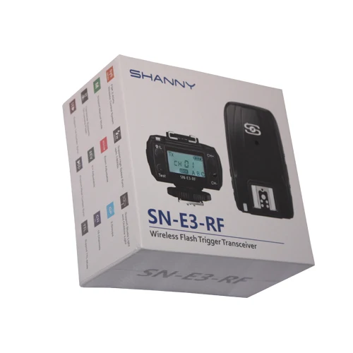 

SHANNY SN-E3-RF 2.4G wireless radio transceiver for SN600C-RF flash,TTL trigger,HHS,LCD panel for Canon